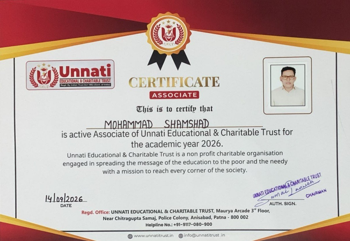 unnati  educational & charitable trust